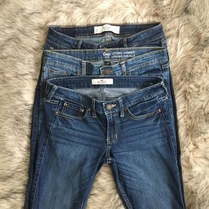 Skinny Gap A & F Hollister Jeans Bundle